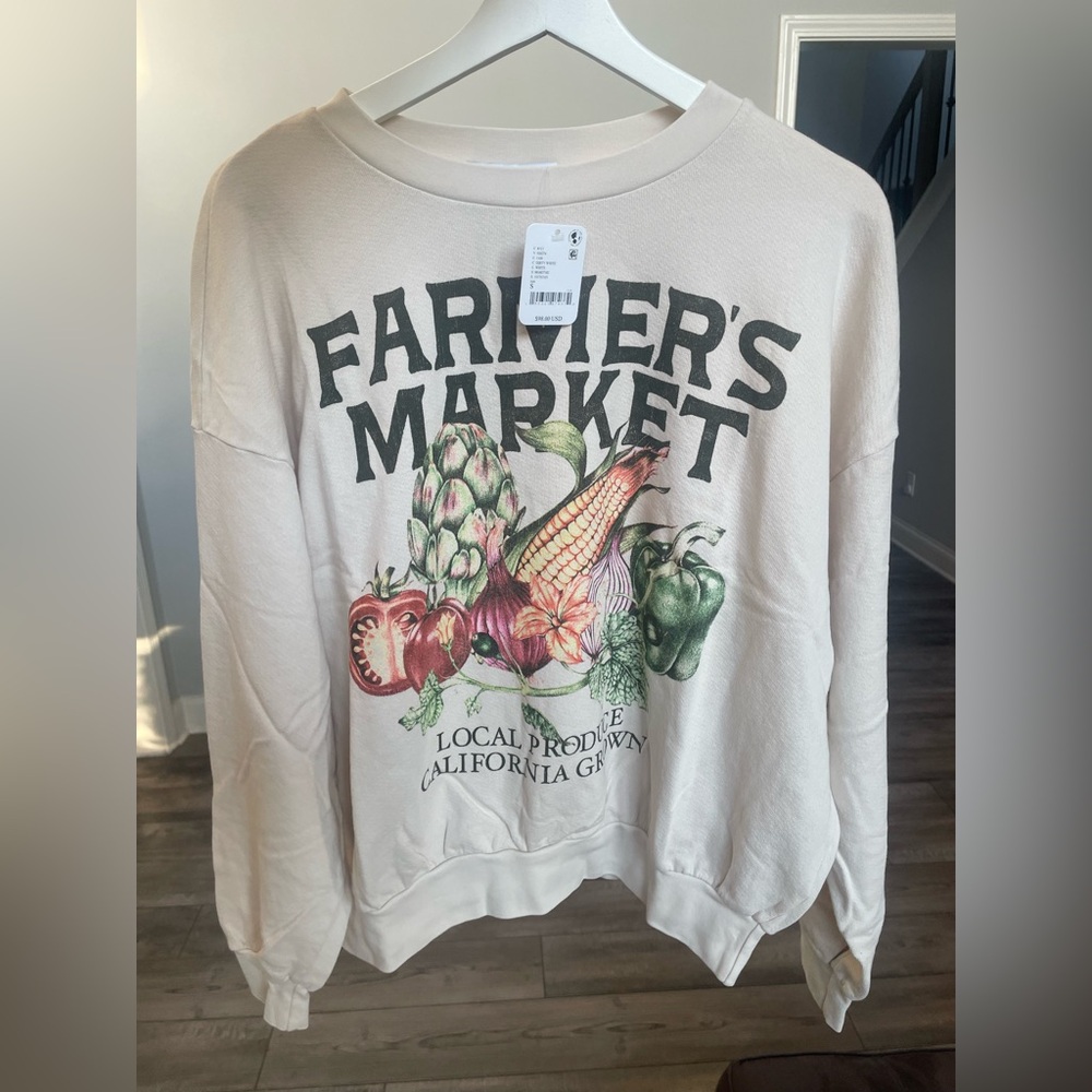 Free People x Daydreamer Local Produce Oversized Crew - Picture 4 of 5